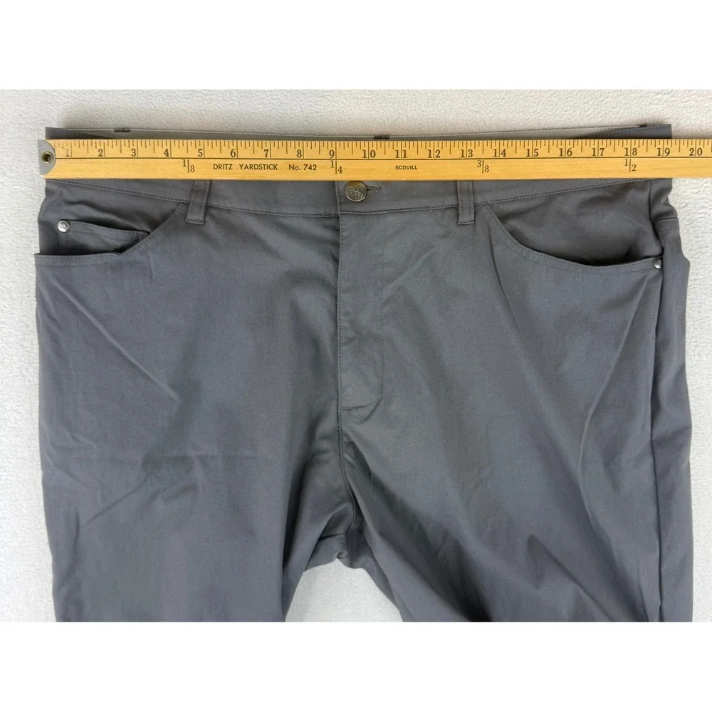 Adidas Golf Pants Mens 38/30 Grey Ultimate365 5-Pocket Athletic Trousers